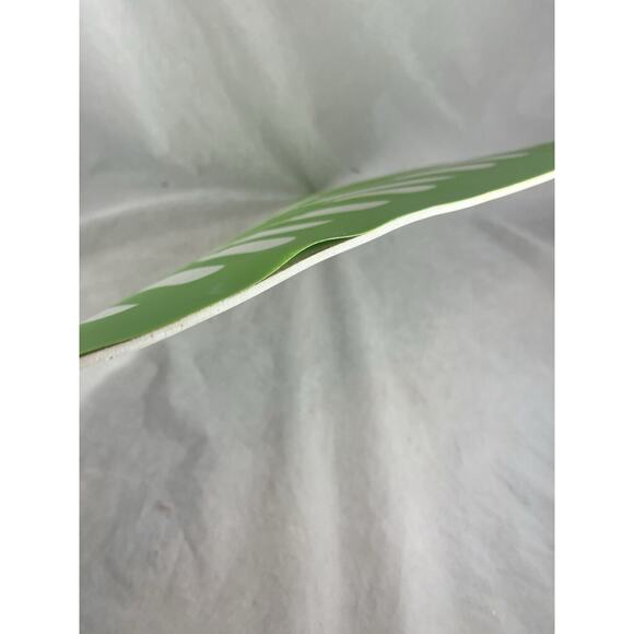 Graphic Cutlery Flatware Print Placemats 18 x 13 Lime Green 1960s 1970s Set of 4 - Picture 11 of 12